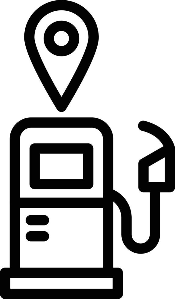 Gas station Vector Icon Design Illustration