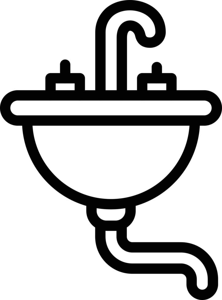 Sink Vector Icon Design Illustration