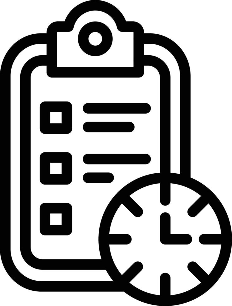 Agenda Vector Icon Design Illustration