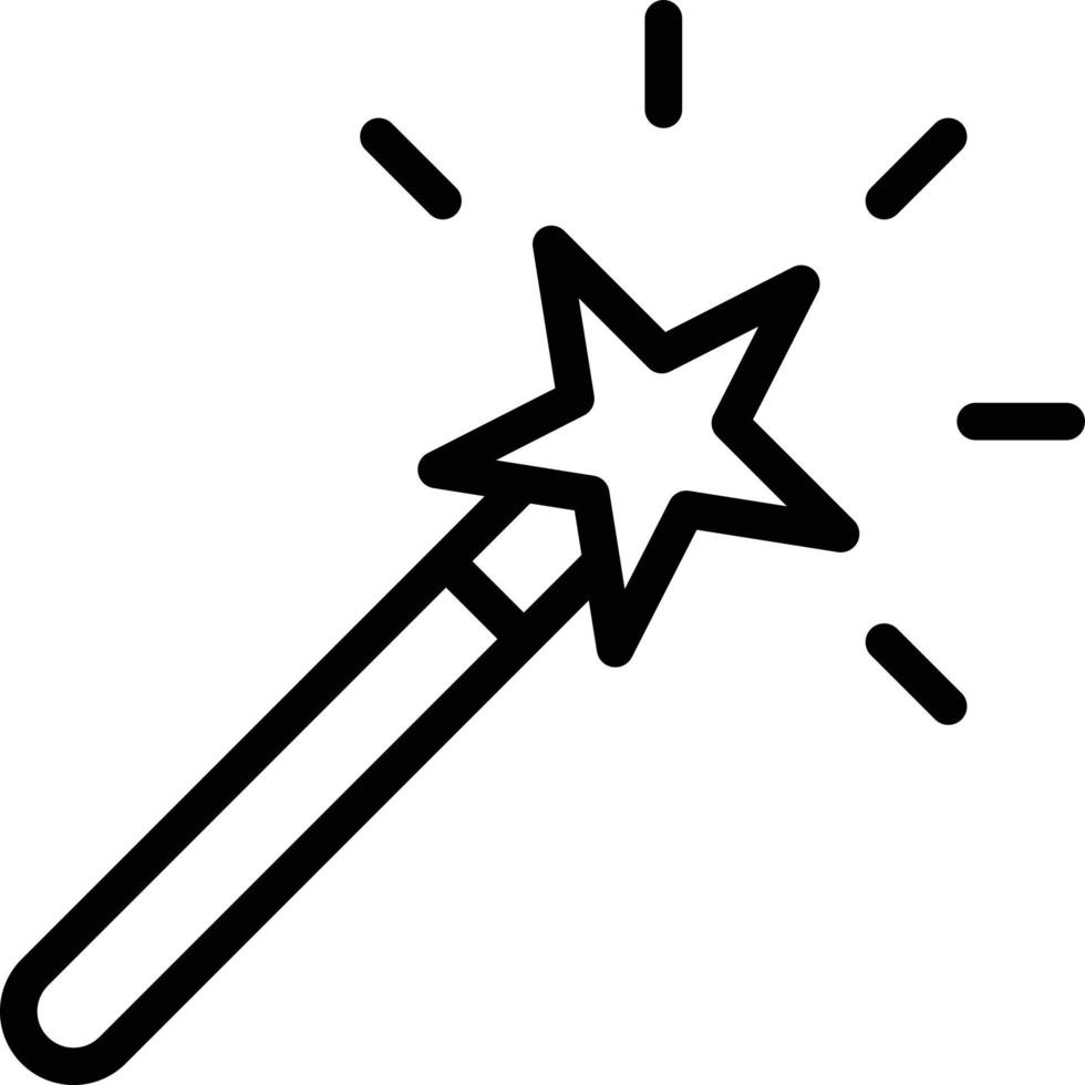 Magic wand Vector Icon Design Illustration