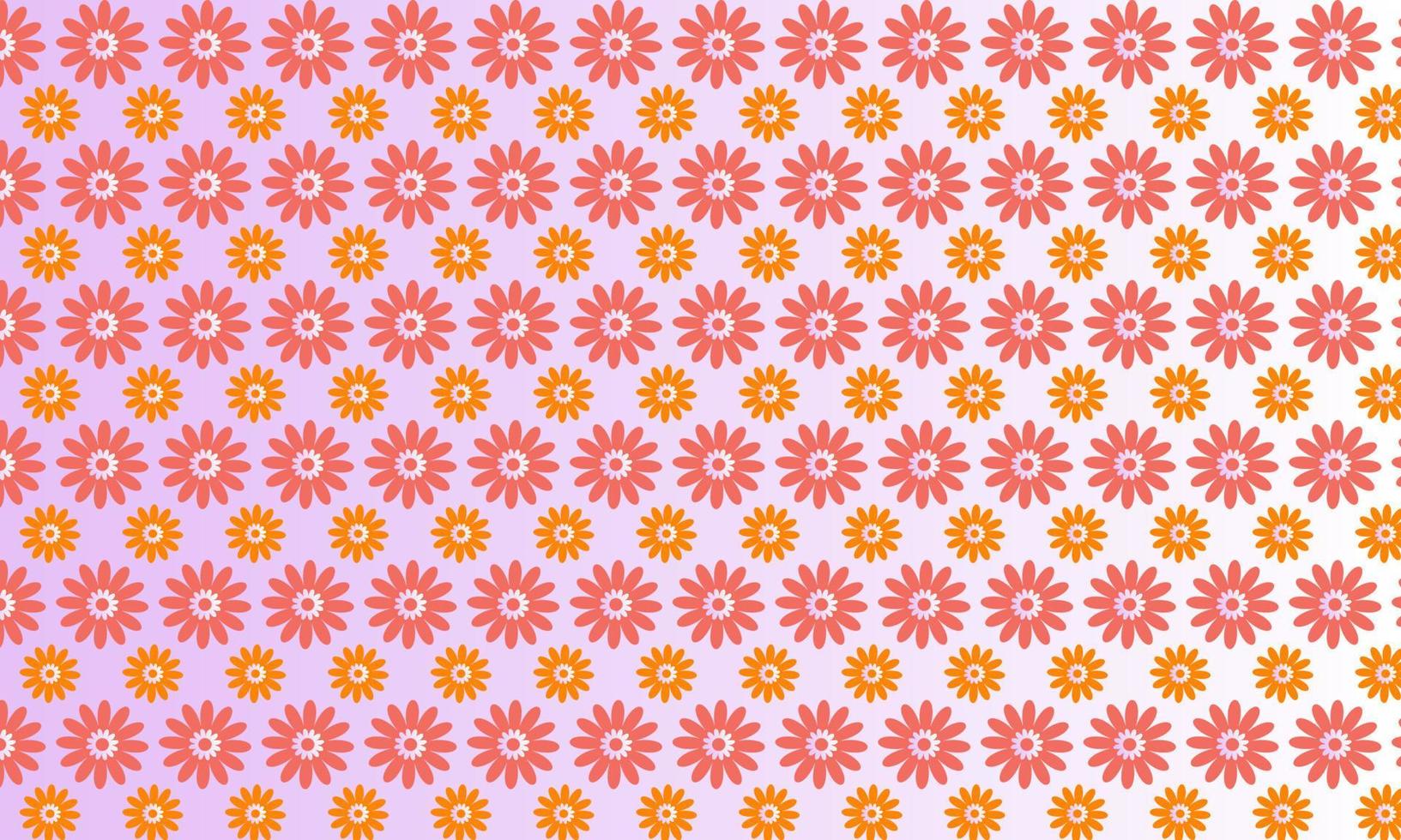 Beautiful Flower Pattern Background vector