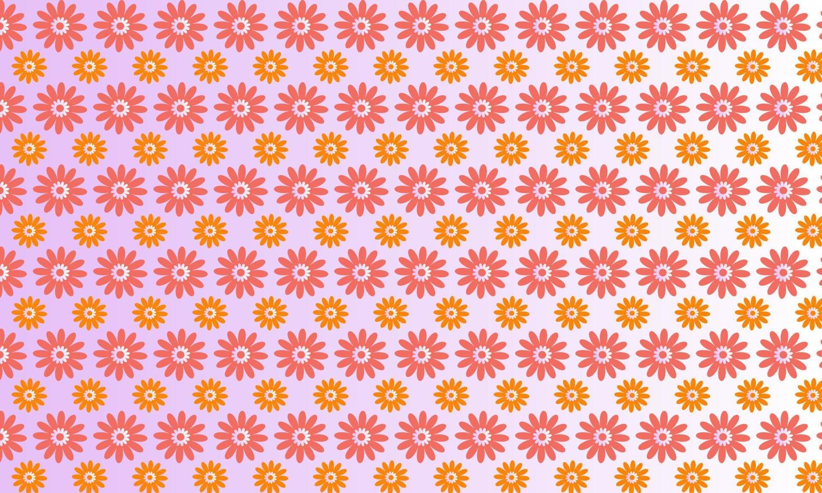 hermoso fondo de patrón de flores vector