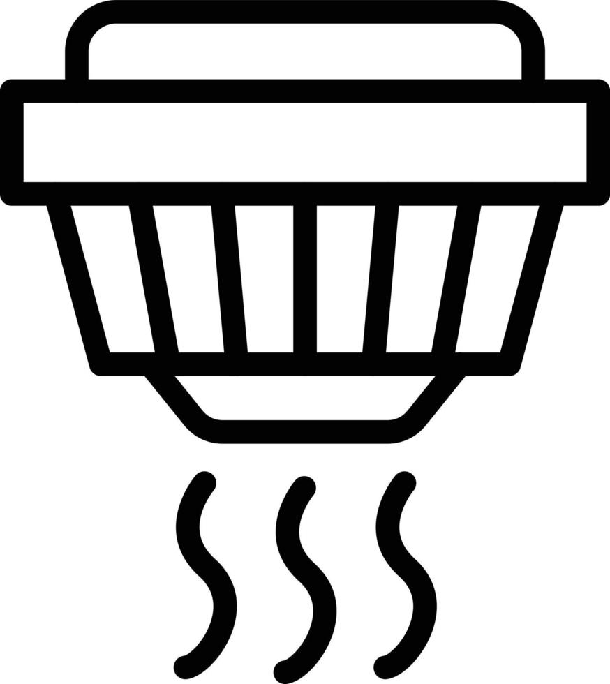 Smoke detector Vector Icon Design Illustration