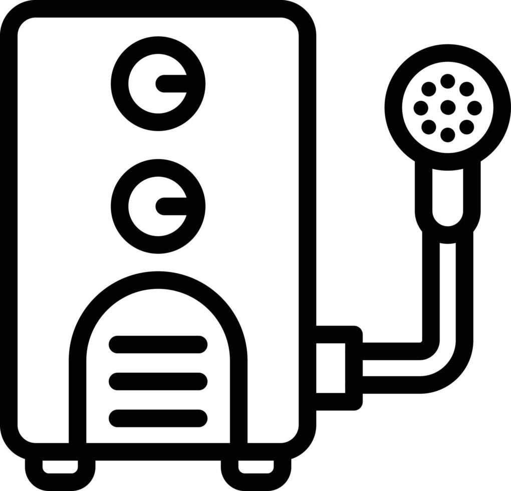 Water boiler Vector Icon Design Illustration