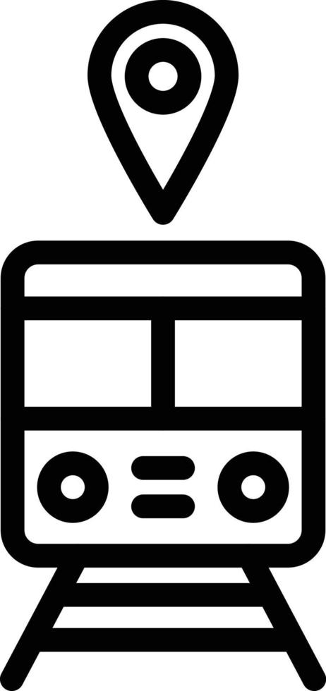 Train station Vector Icon Design Illustration