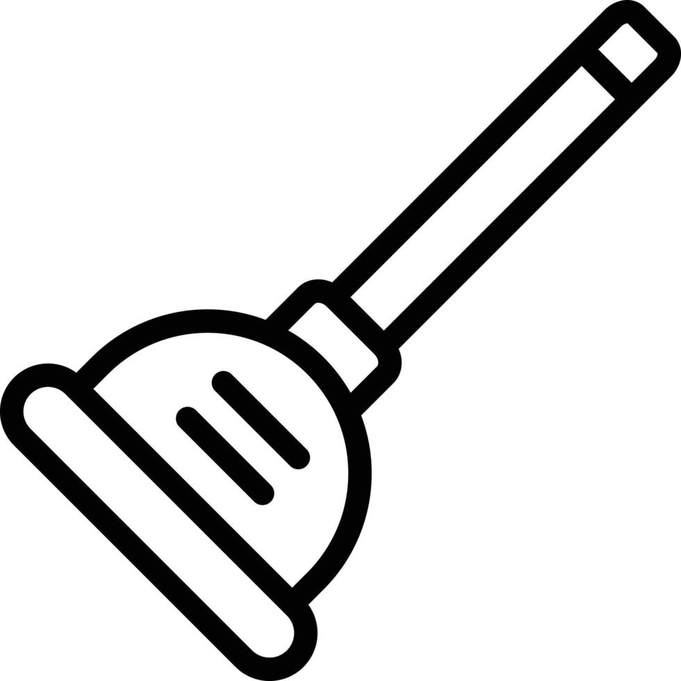 Plunger Vector Icon Design Illustration