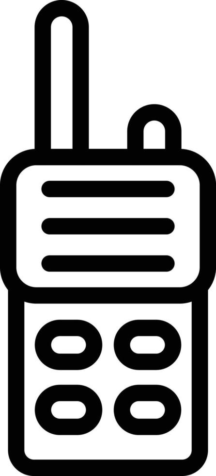 Walkie talkie Vector Icon Design Illustration