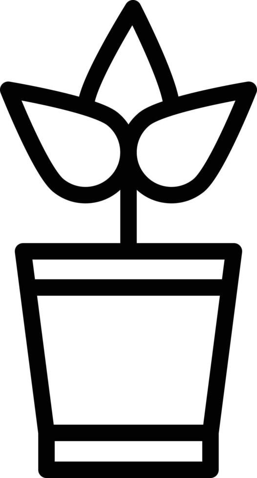 ilustración de diseño de icono de vector de planta