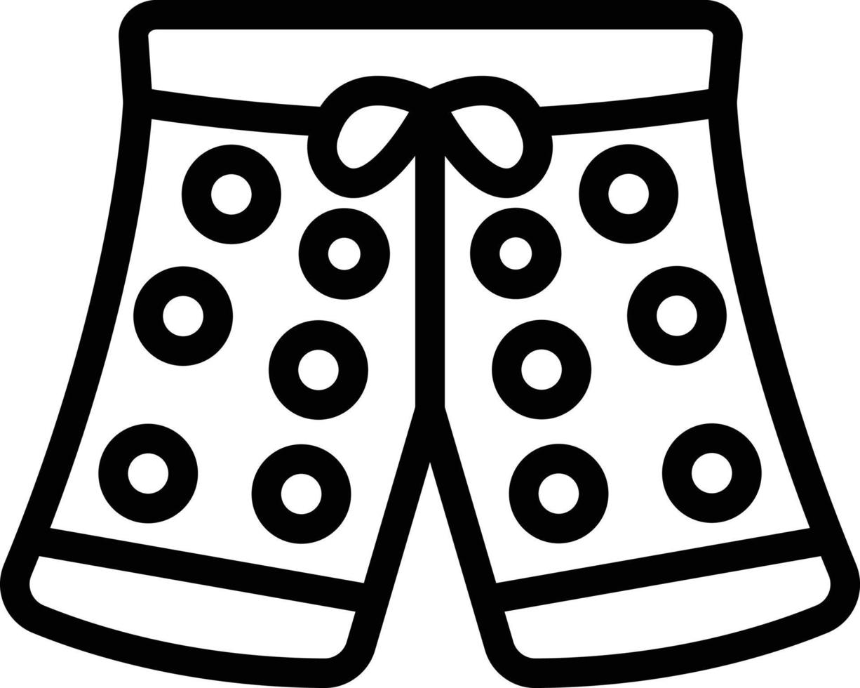 Swim shorts Vector Icon Design Illustration