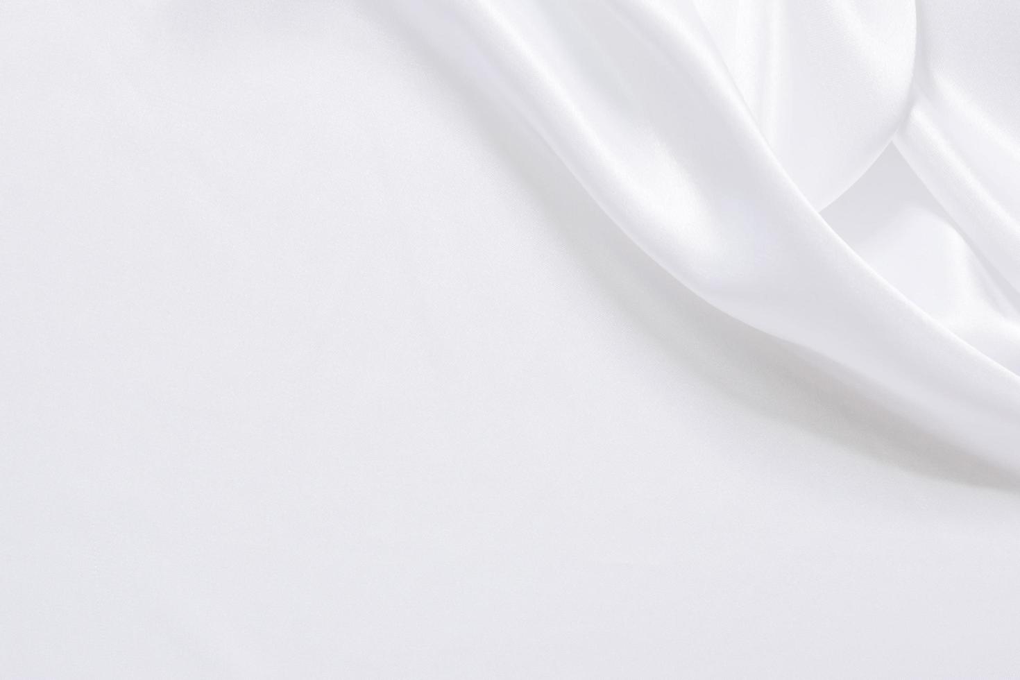 Abstract white fabric texture background photo