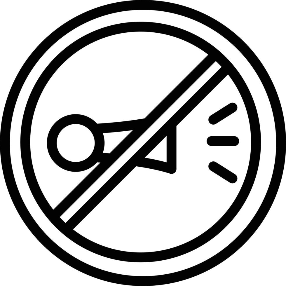 No horn Vector Icon Design Illustration
