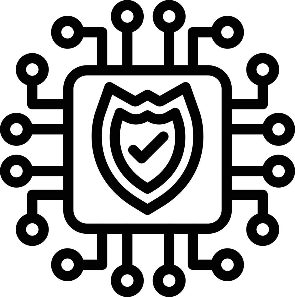 Cyber security Vector Icon Design Illustration