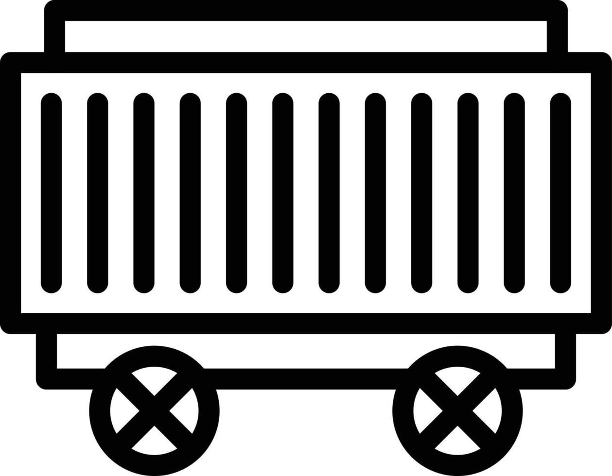 ilustración de diseño de icono de vector de contenedor