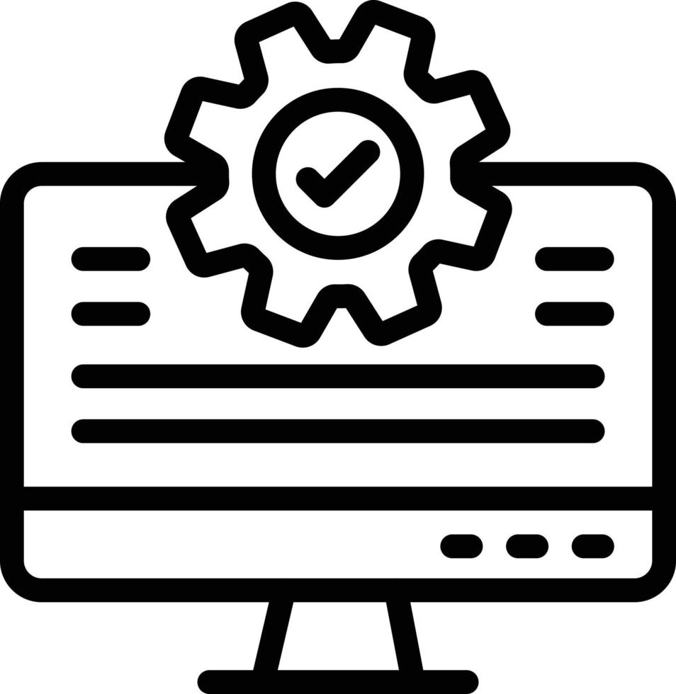 Testing Vector Icon Design Illustration