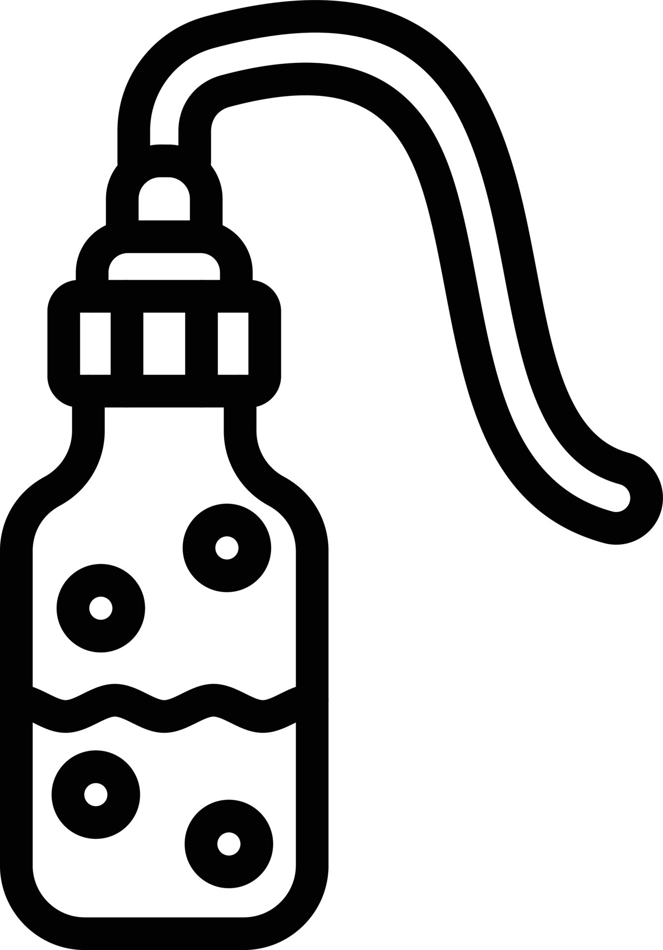 Wash bottle Vector Icon Design Illustration 7607549 Vector Art at Vecteezy