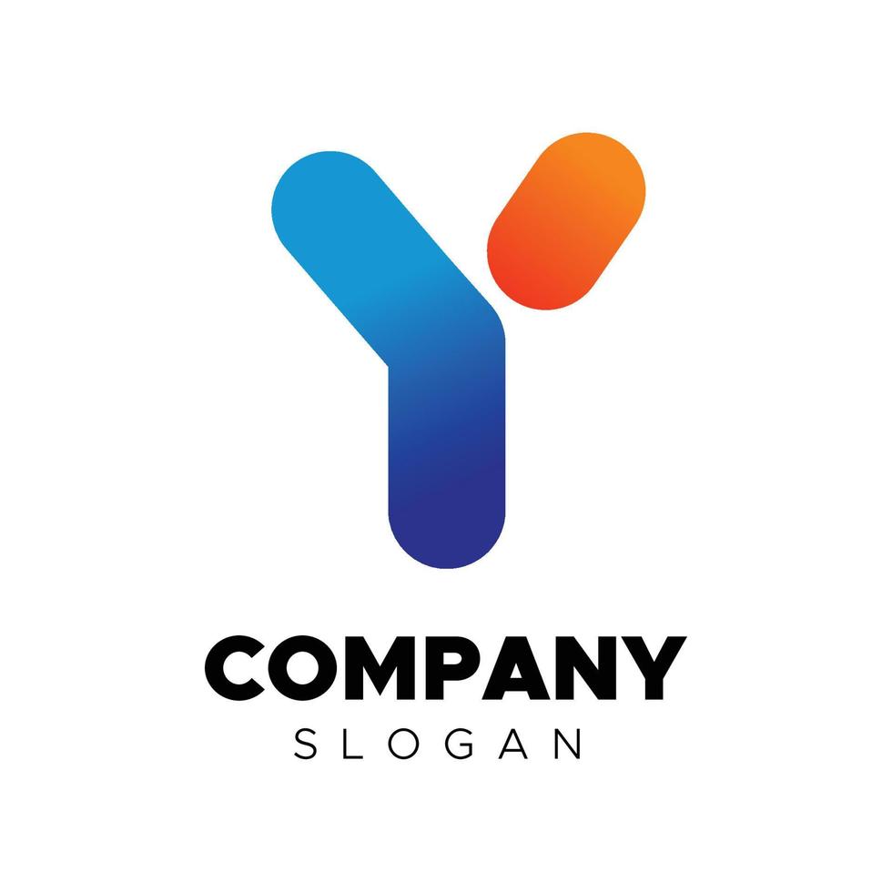 letter y company logo template vector design