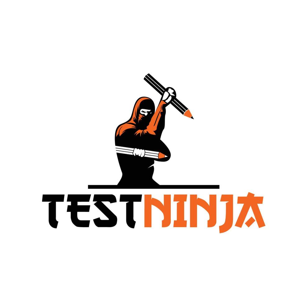 vector logo ninja