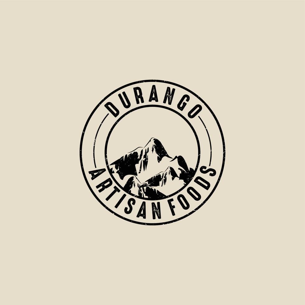 Mountain Vintage Logo vector