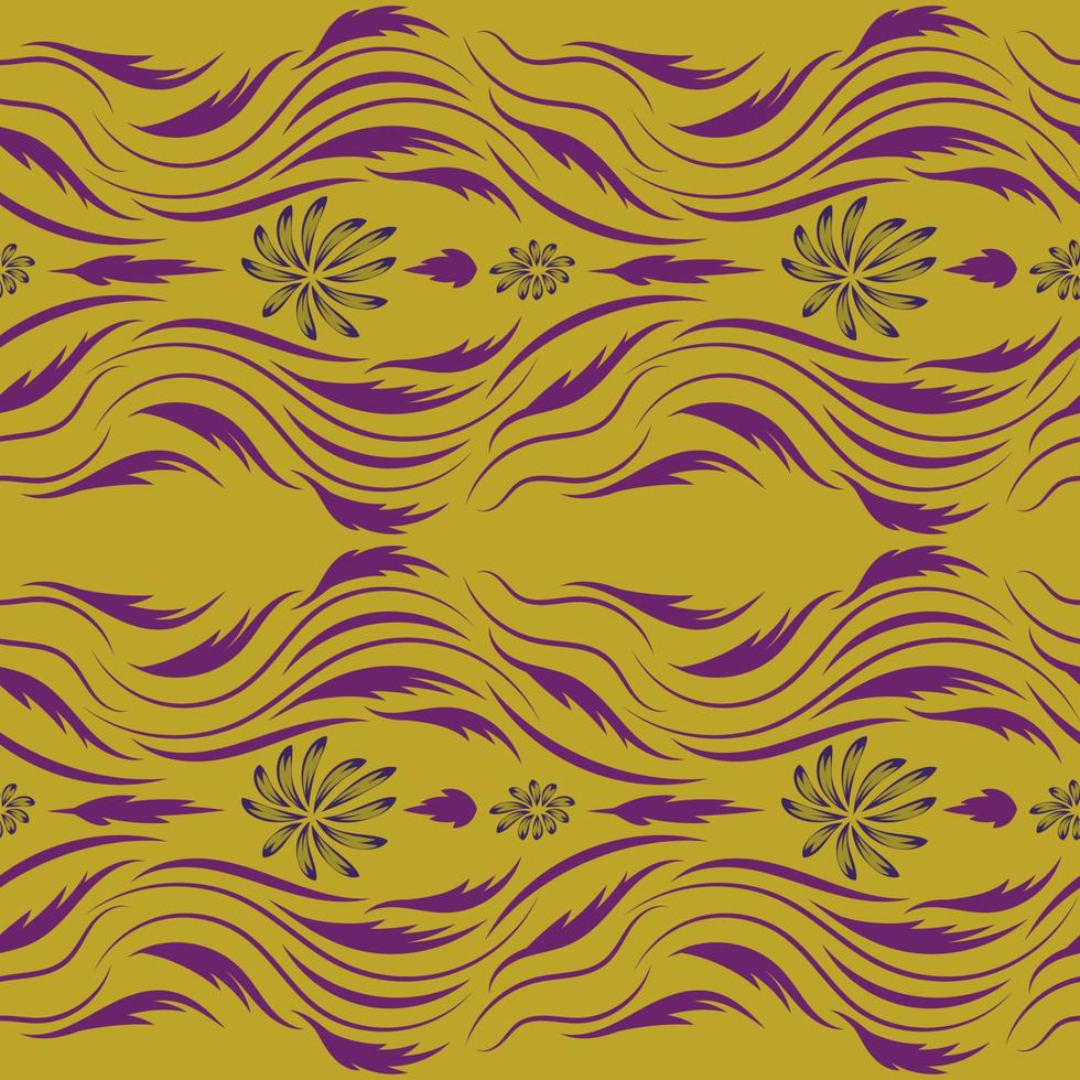 Folk flowers print Floral pattern Ethnic art vector