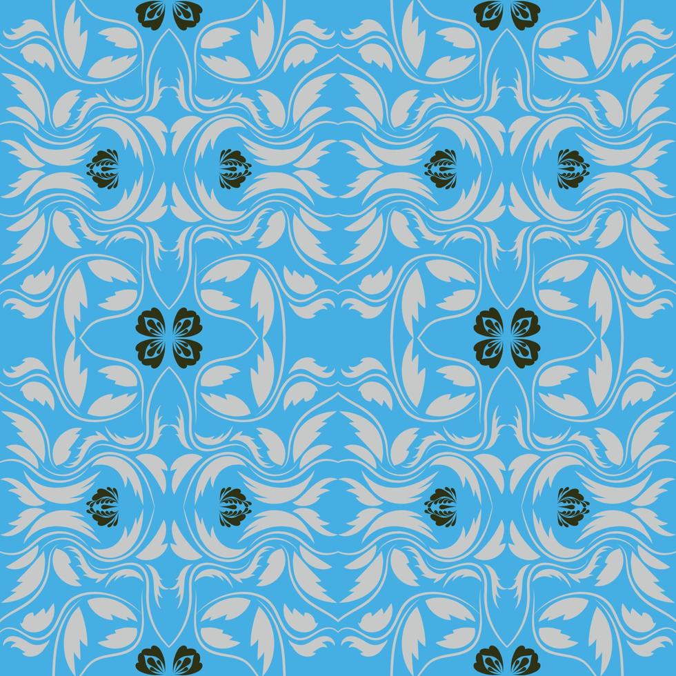 Folk flowers print Floral pattern Ethnic art vector