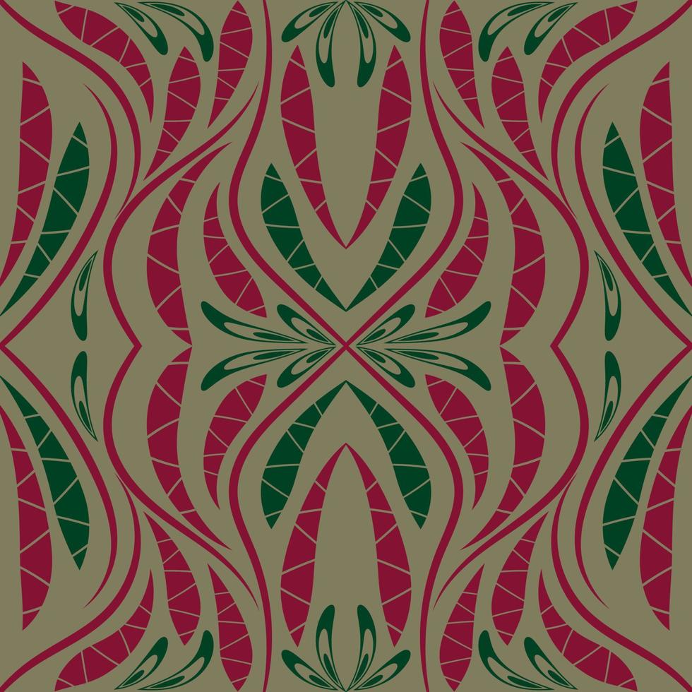 Folk flowers print Floral pattern Ethnic art vector