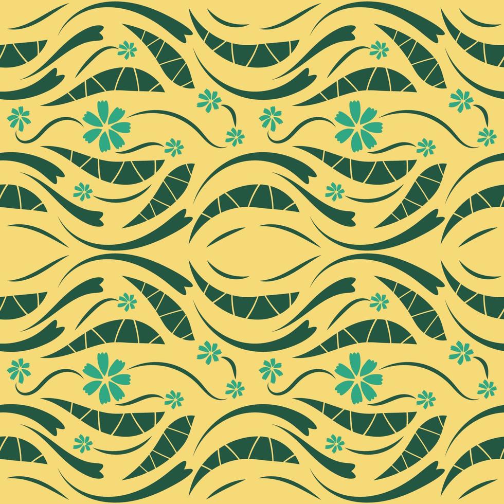 Folk flowers print Floral pattern Ethnic art vector