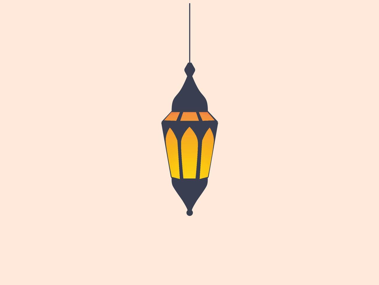 Colorful hanging lanterns for Islamic Holy Month, Ramadan Kareem vector