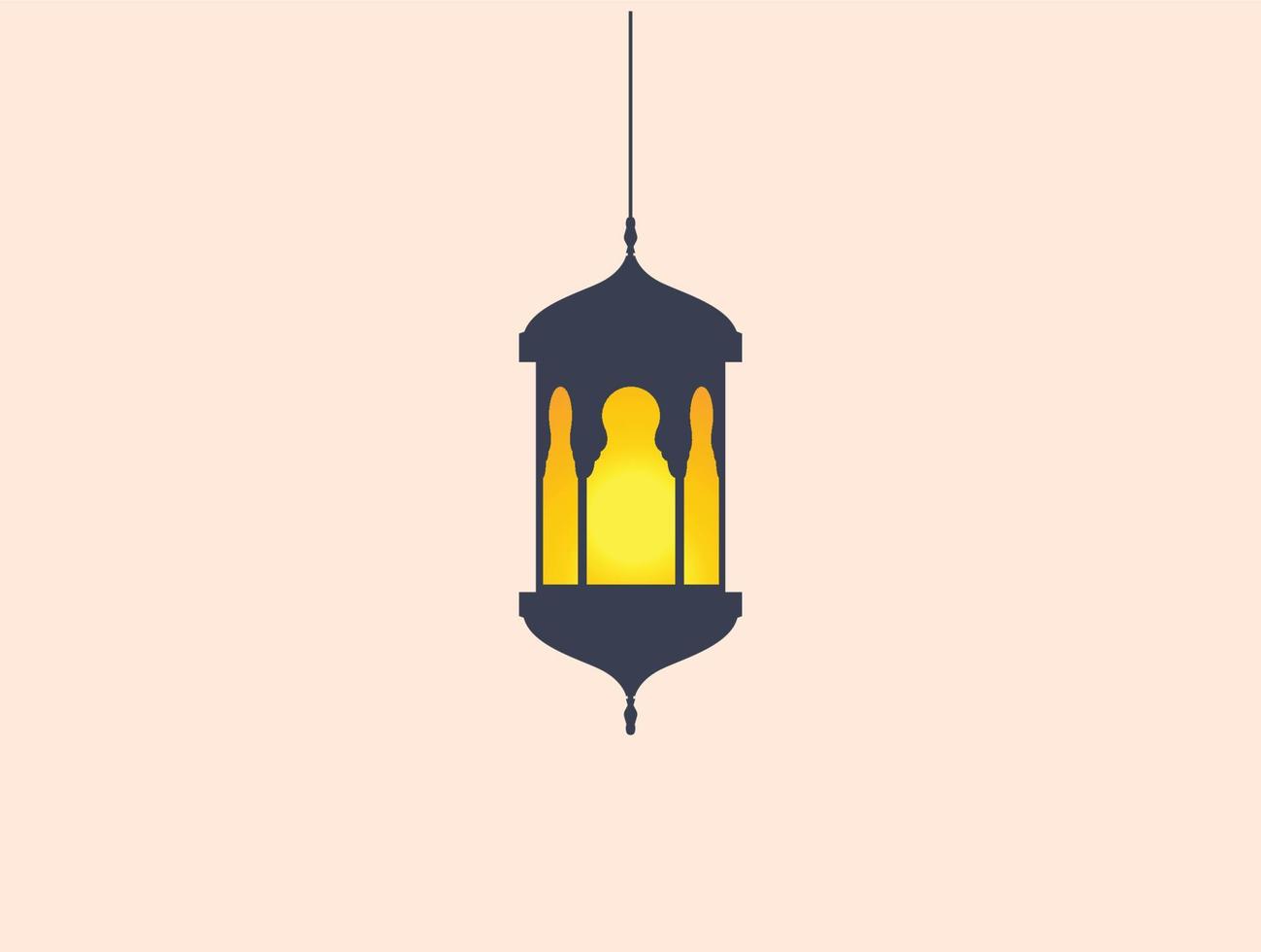 Colorful hanging lanterns for Islamic Holy Month, Ramadan Kareem vector