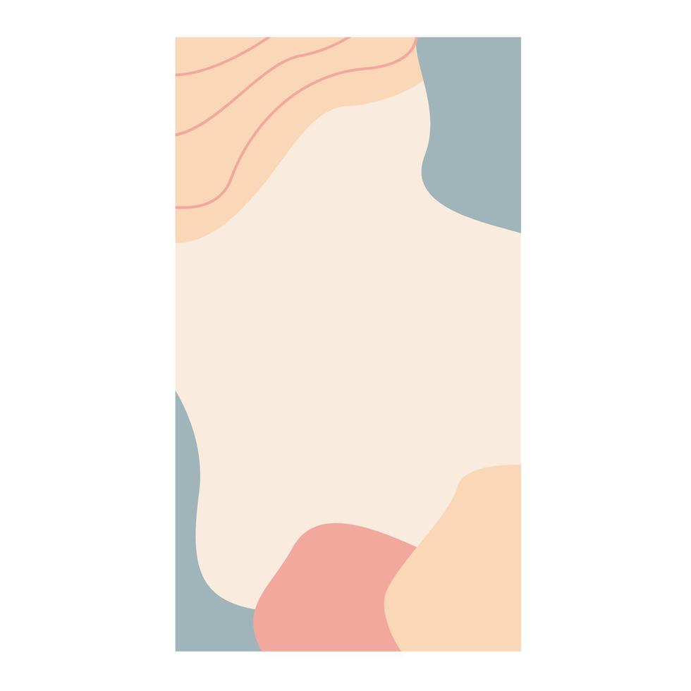 contemporary artistic abstract aesthetic background illustration vector