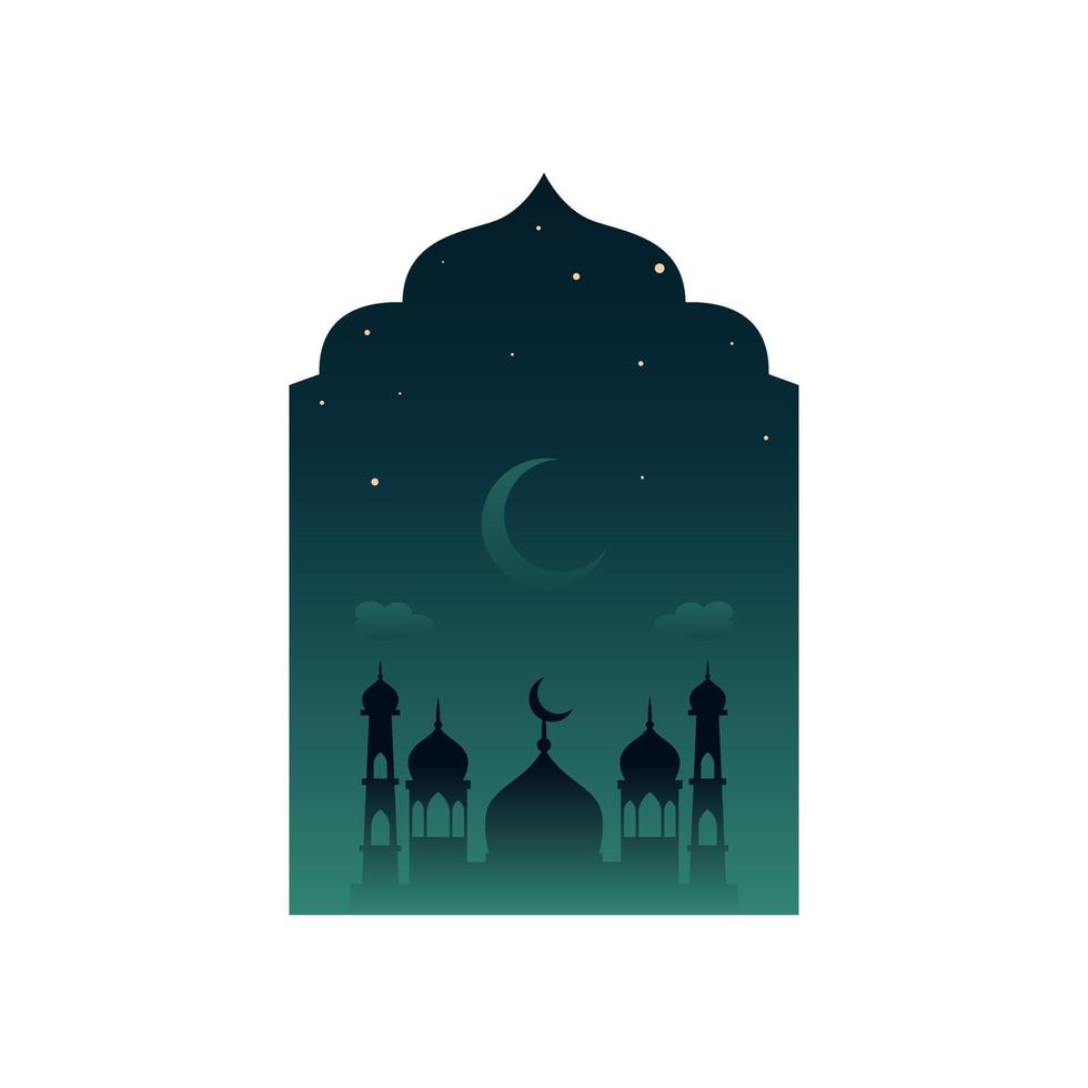 vector mosque icon