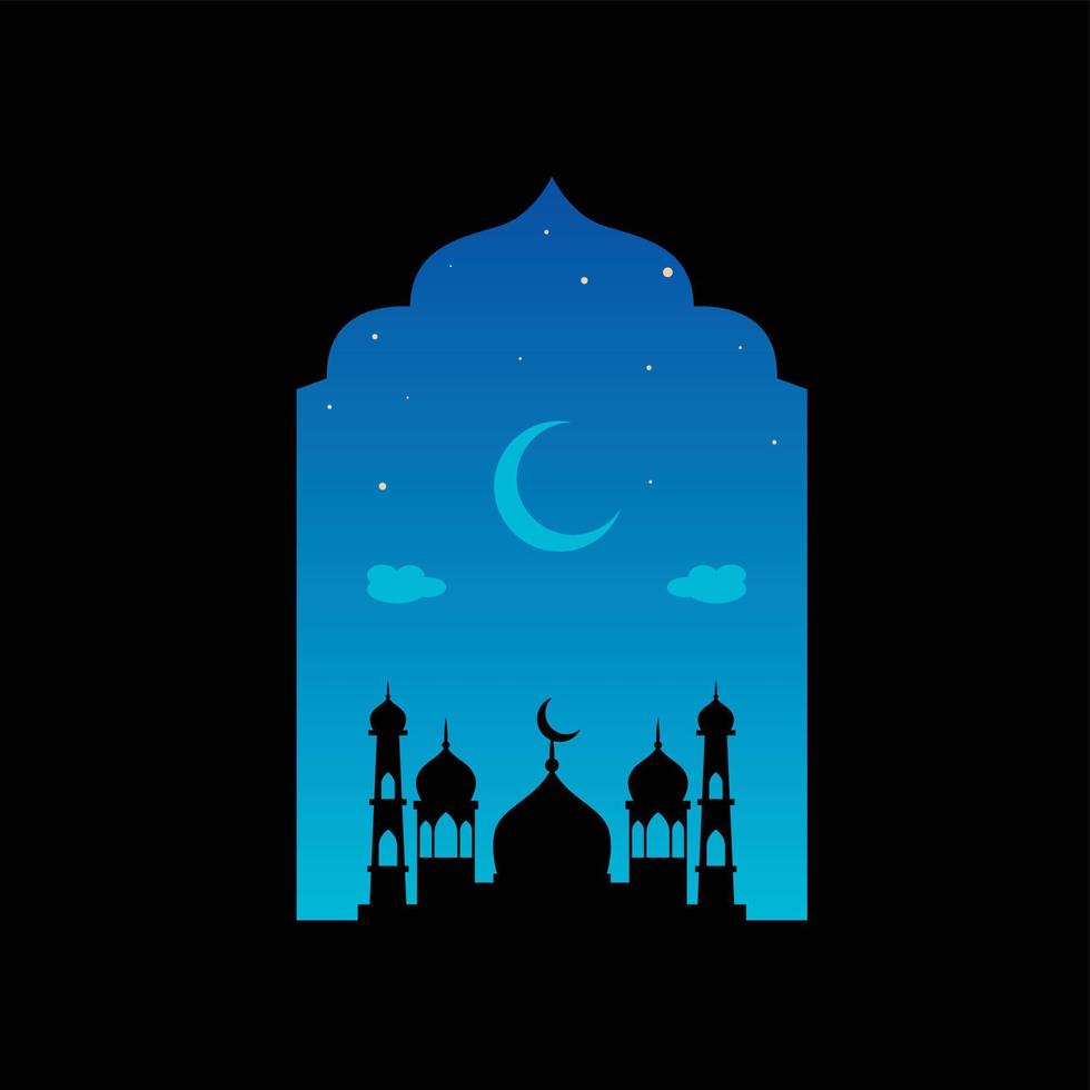 vector mosque icon