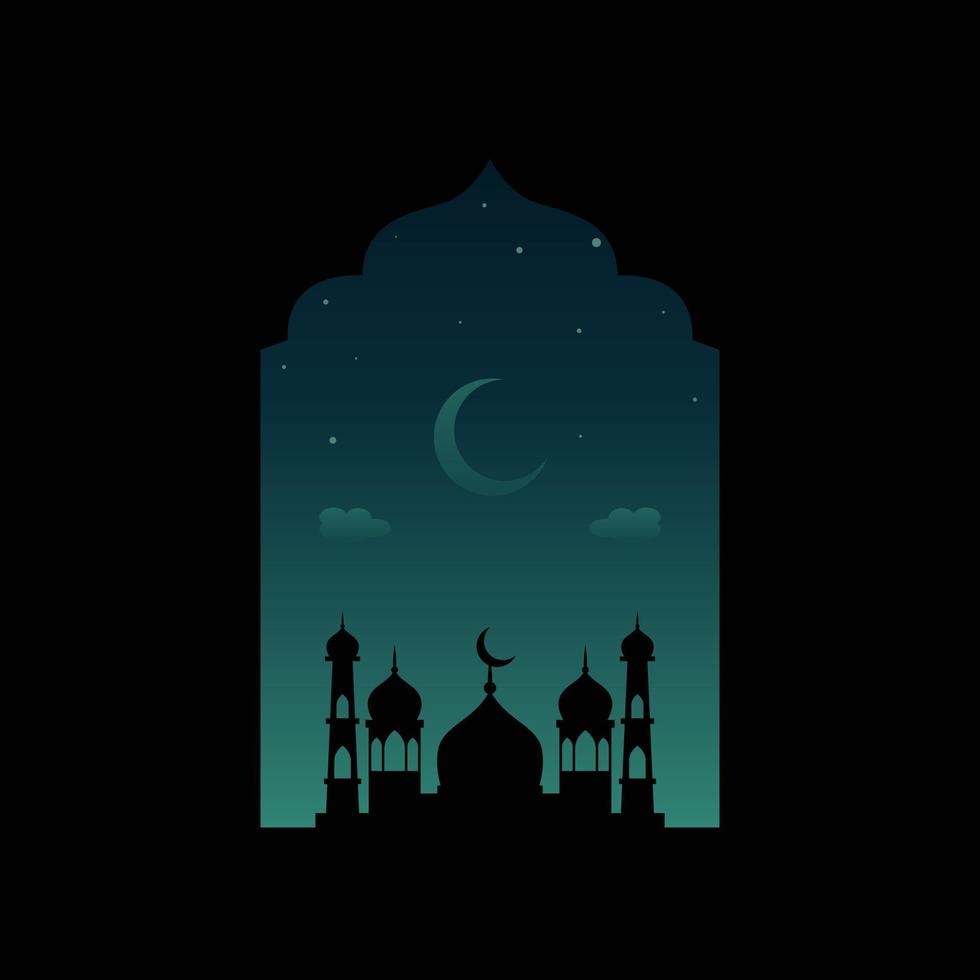 vector mosque icon
