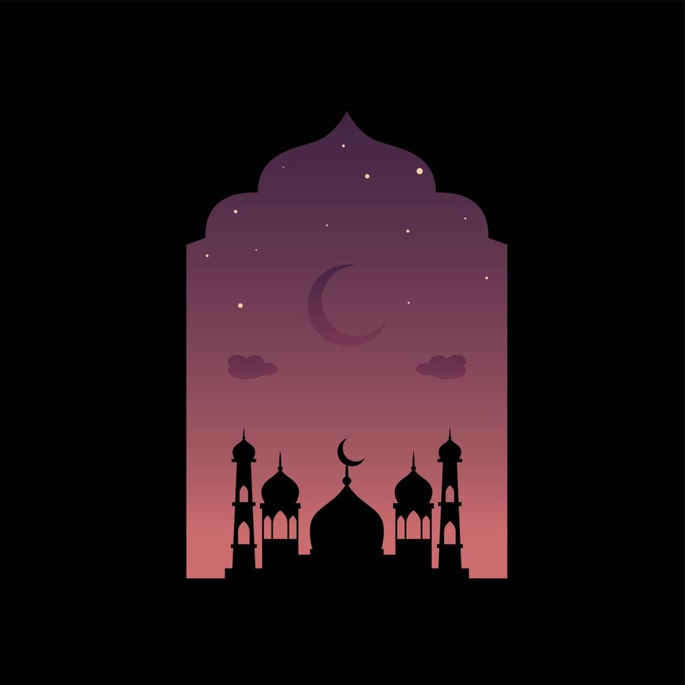 vector mosque icon