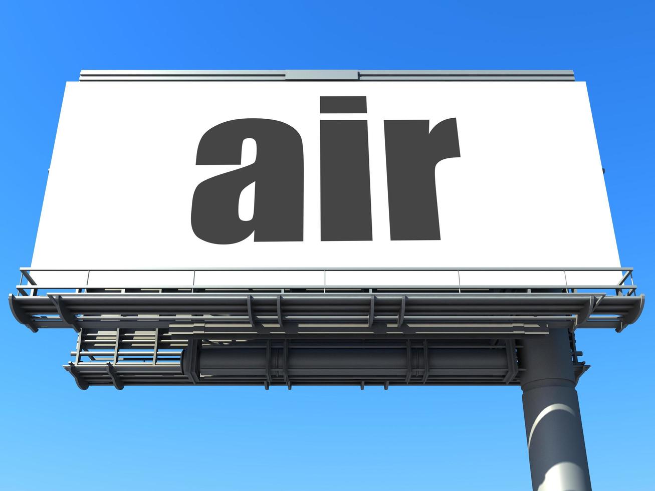 air word on billboard photo