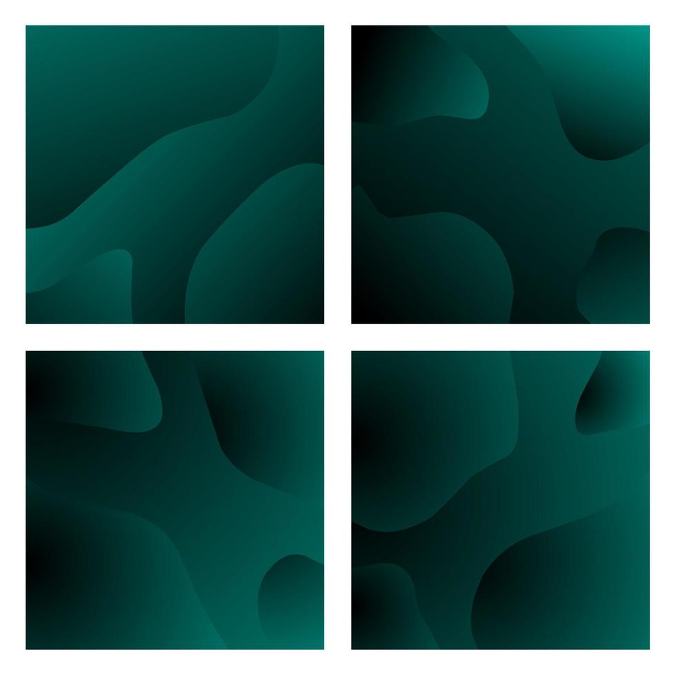 Abstract liquid background paper set. Bright trendy color contrast, fluid, flow forms. Can be used as banner, presentation, flyer, poster, web design, website, invitation vector