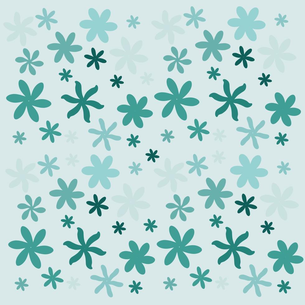 Seamless floral pattern background. Cute floral pattern on a white background vector