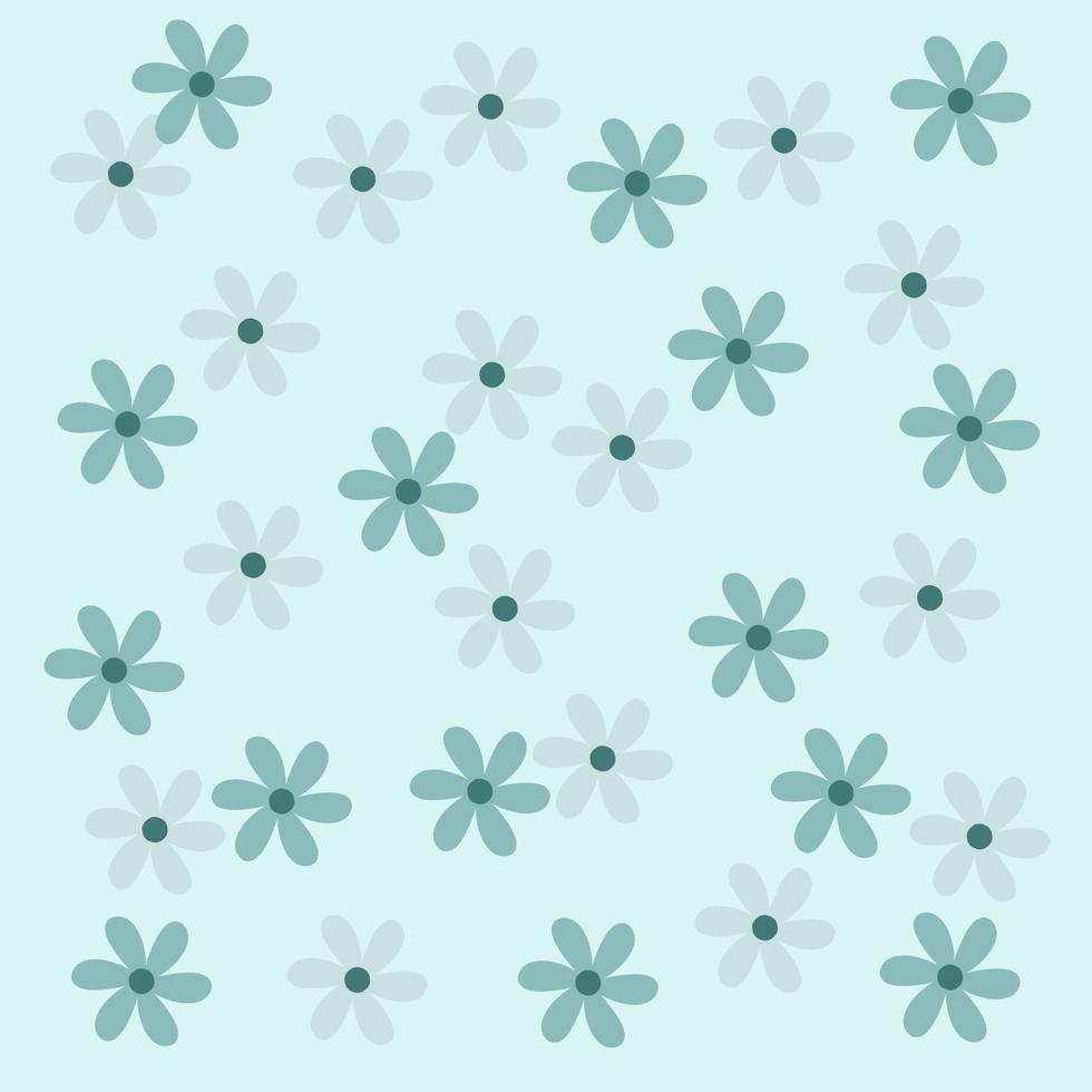 Seamless floral pattern background. Cute floral pattern on a white background vector