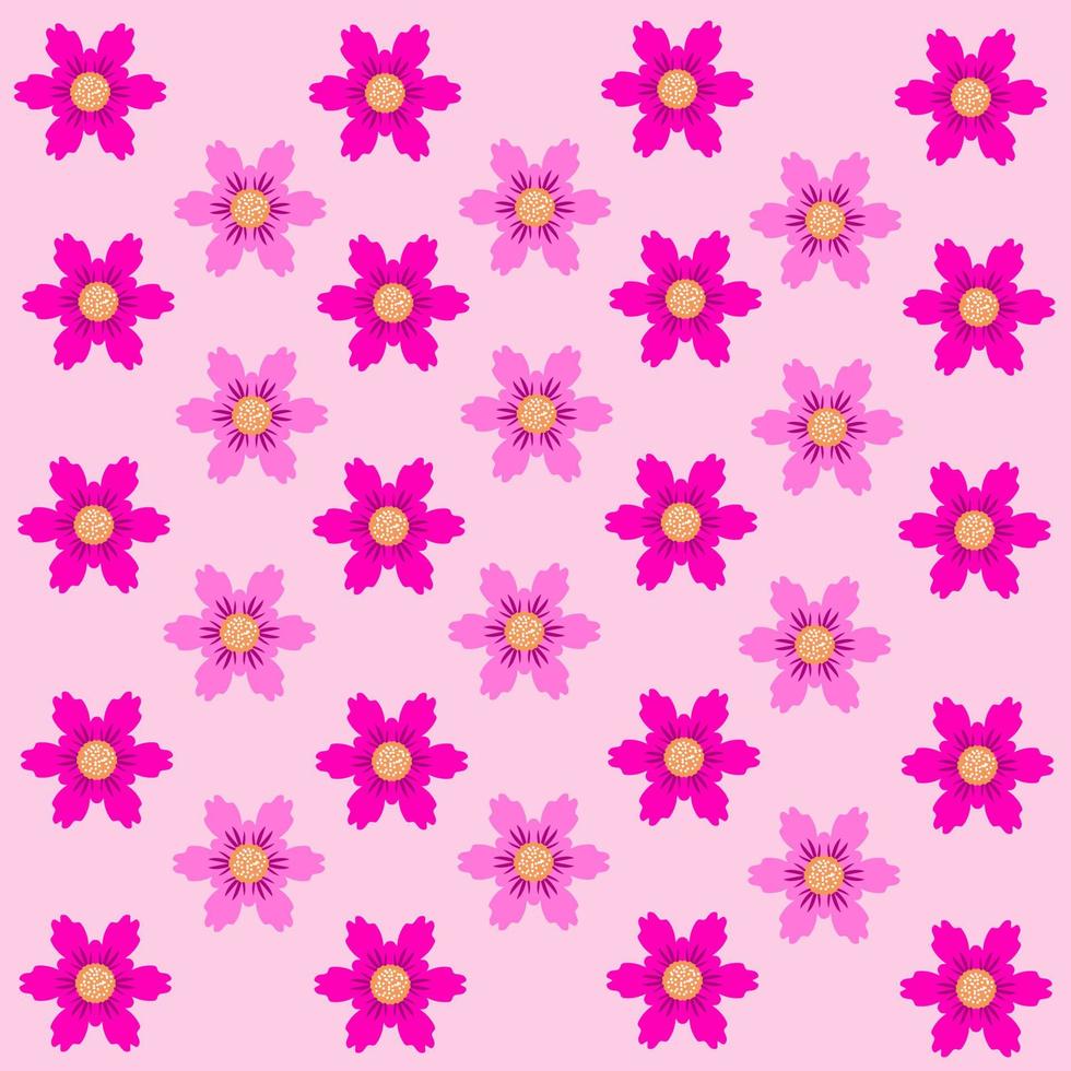 Seamless floral pattern background. Cute floral pattern on a white background vector
