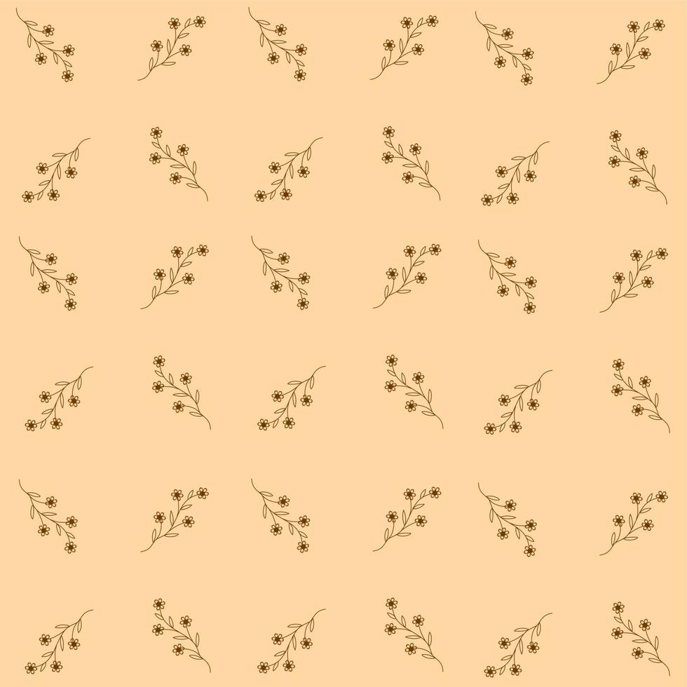 Seamless floral pattern background. Cute floral pattern on a white background vector