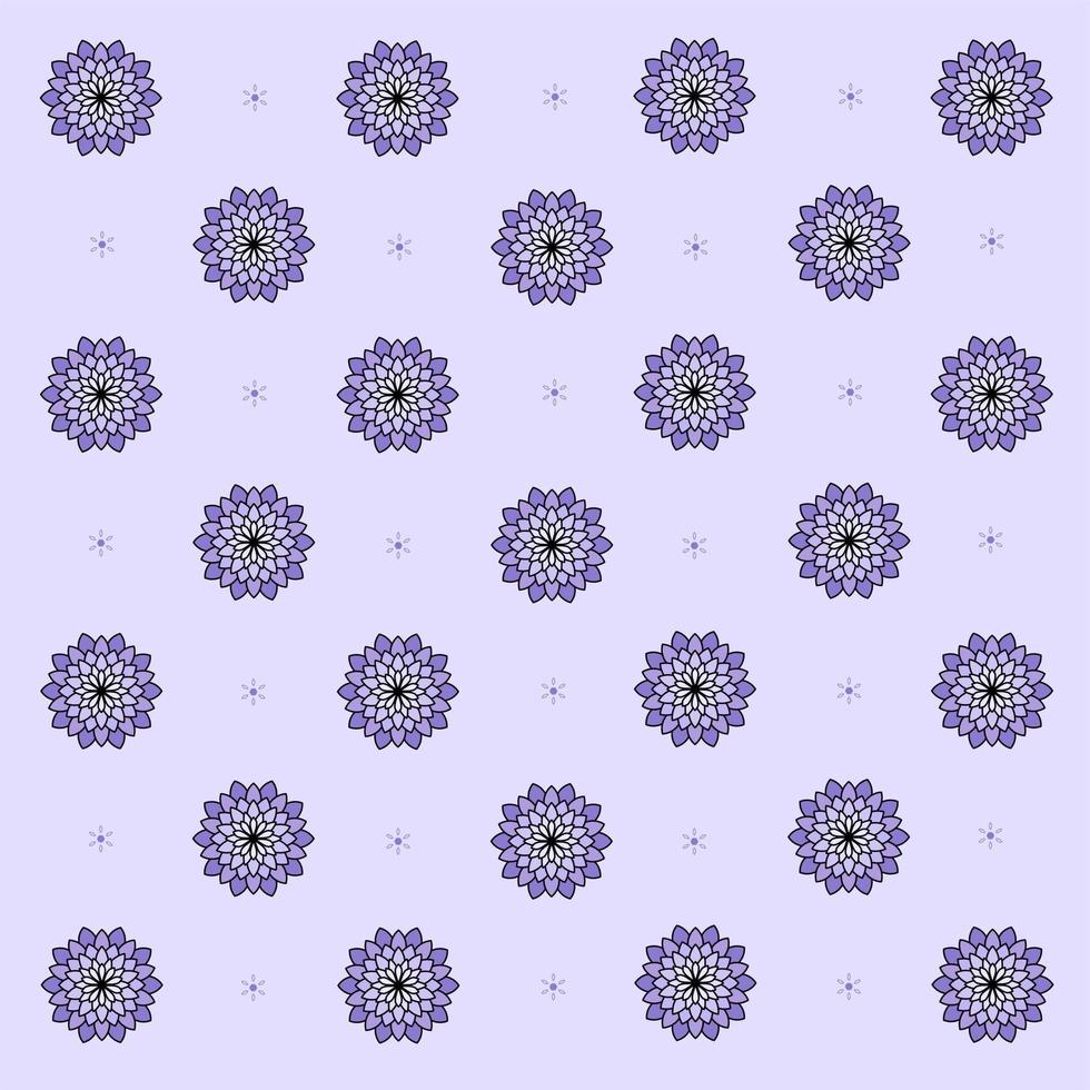 Seamless floral pattern background. Cute floral pattern on a white background vector