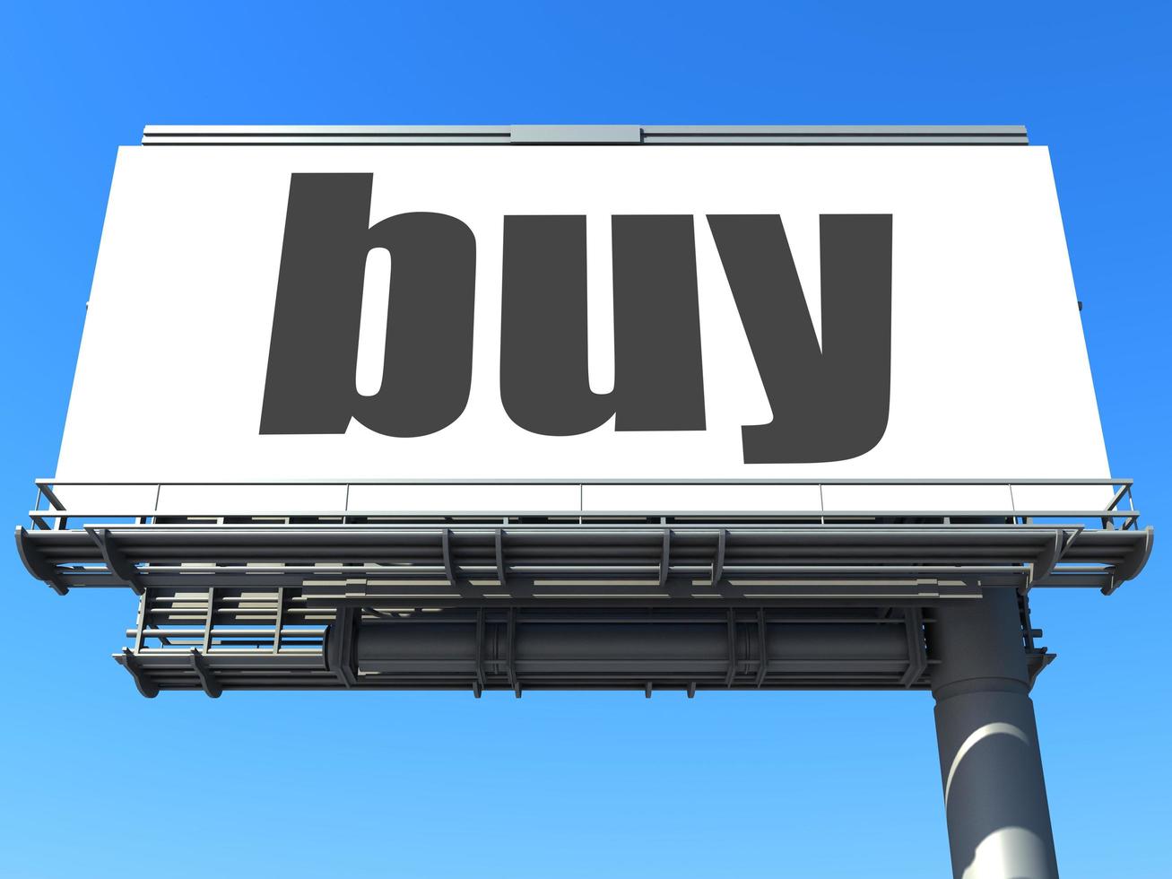 buy word on billboard photo