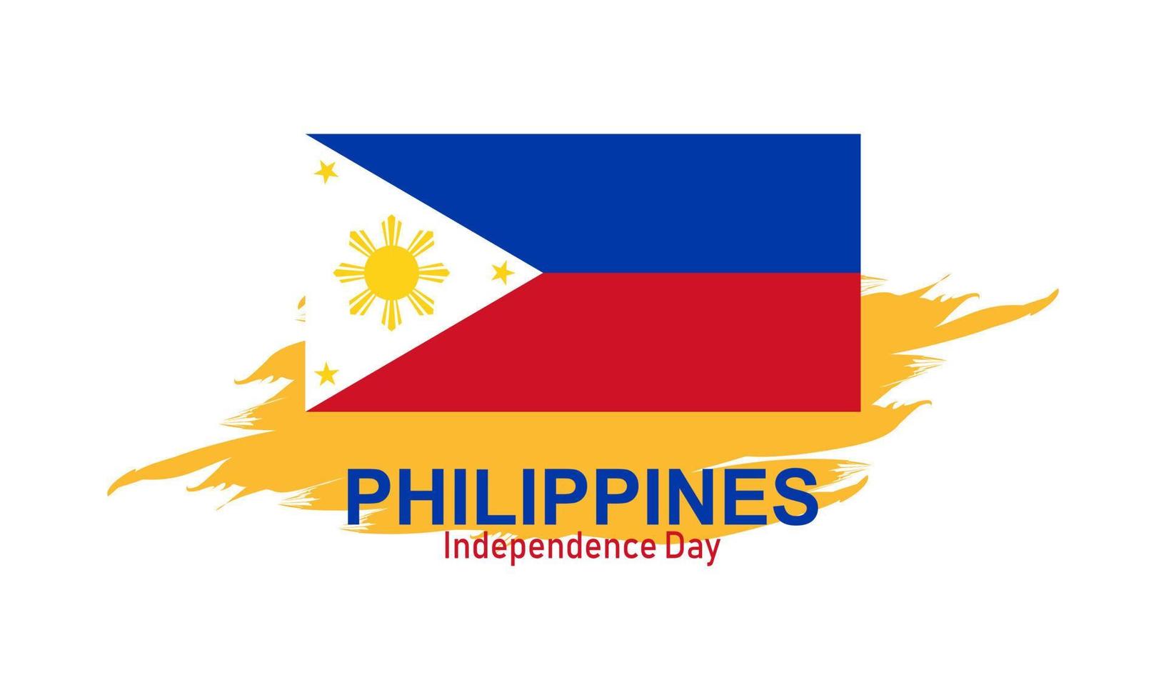 plantilla de vector del día de la independencia de filipinas