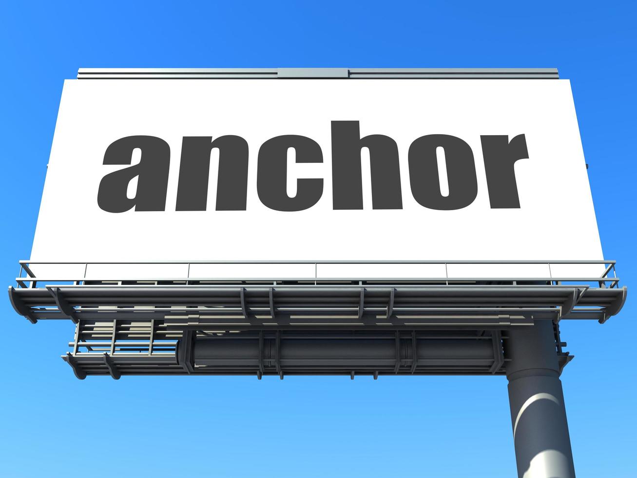 anchor word on billboard photo