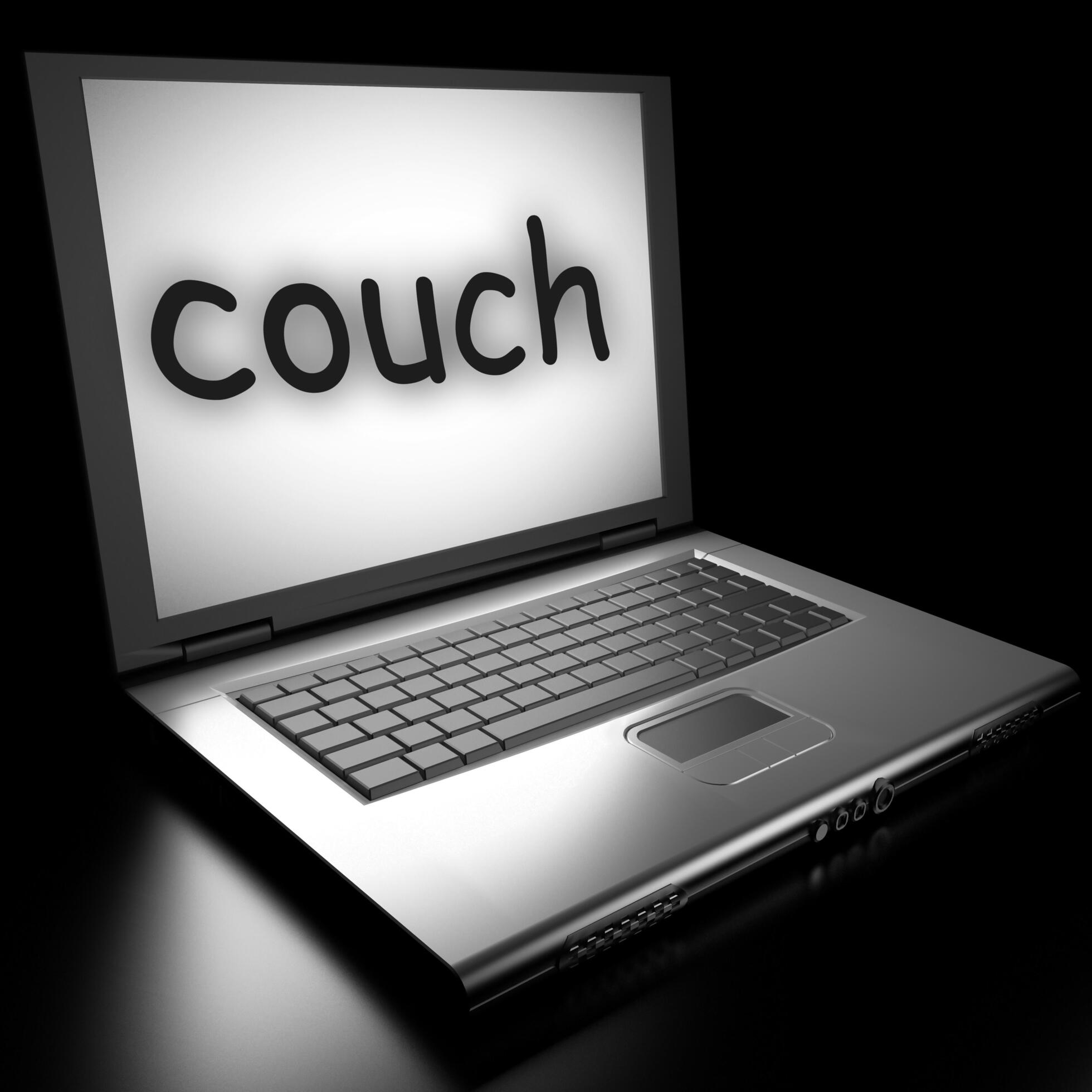 couch word on laptop 7614962 Stock Photo at Vecteezy