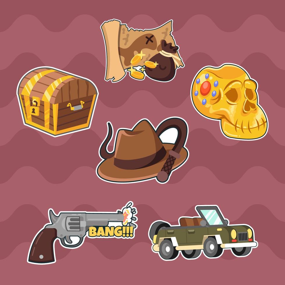 Treasure Hunter Identical Items vector