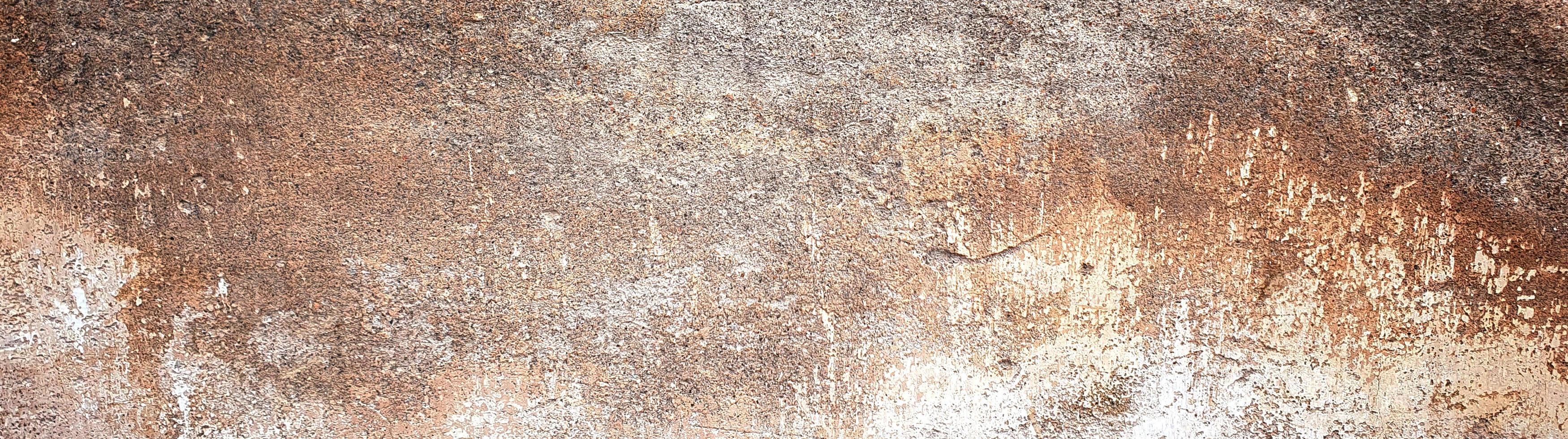 Panoramic concrete wall background. rock abstract wall background photo