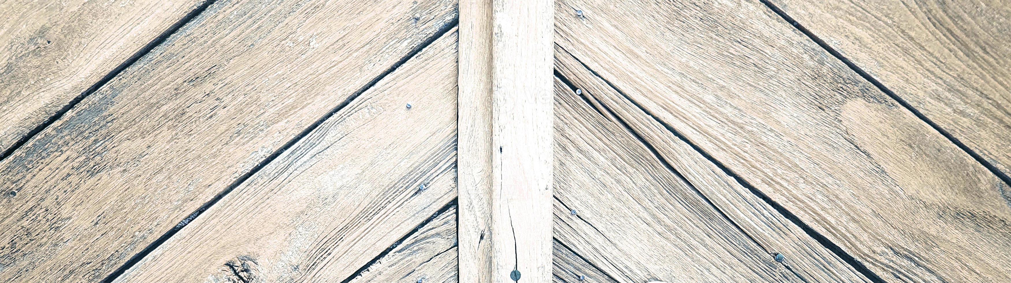 Panoramic Old grunge textured wooden background. wooden background texture surface. wood planks background photo