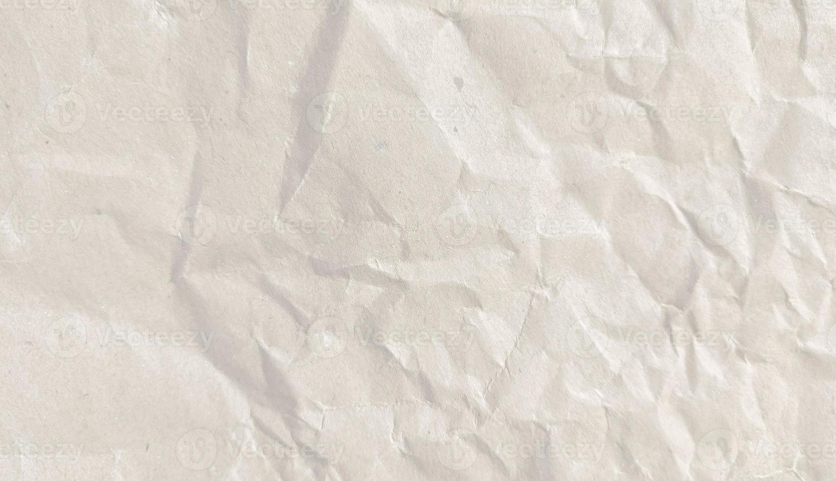 fondo de textura de papel arrugado para varios propósitos. textura de papel arrugado blanco foto