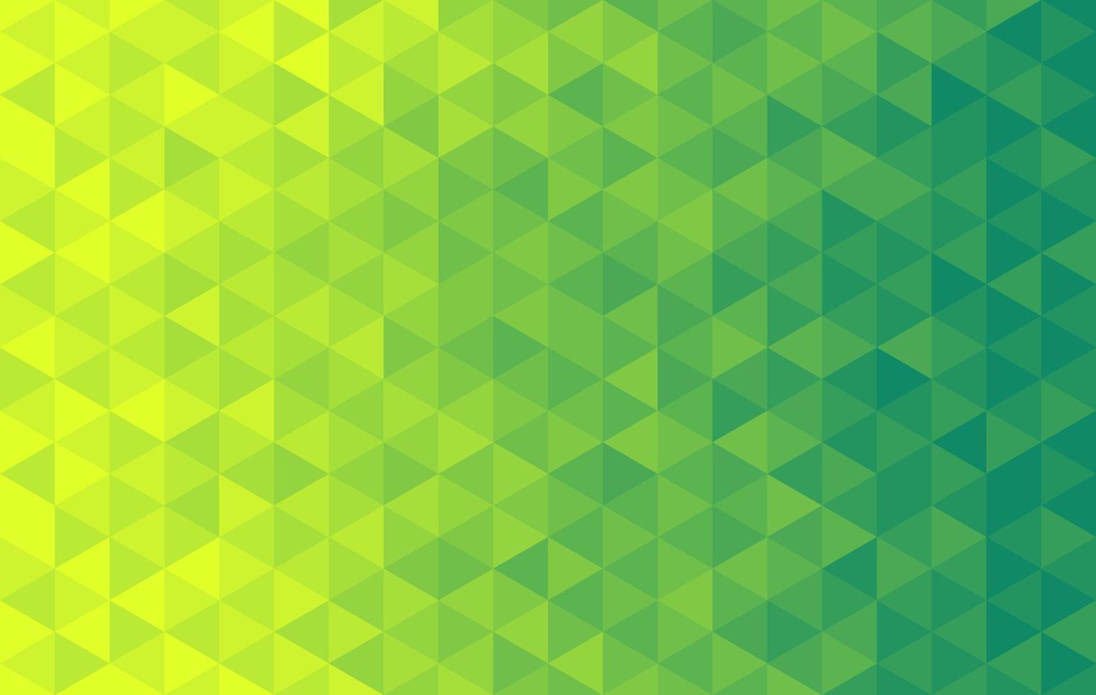 triángulo forma fondo patrón verde degradado amarillo vector