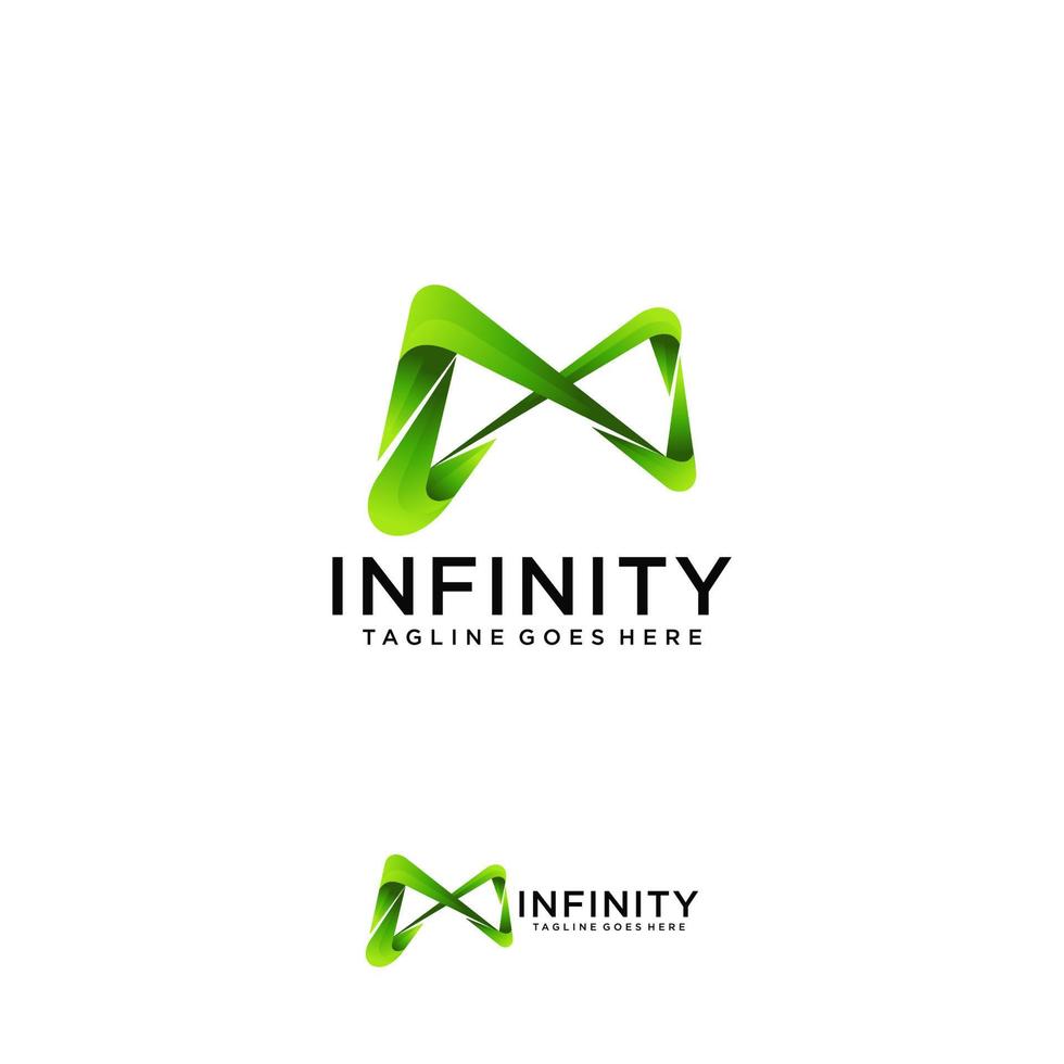 Creative Infinity Logo Design Vector Template